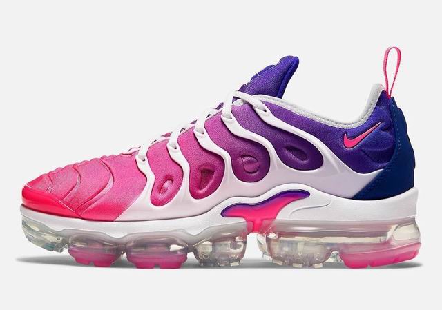 Nike Air VaporMax Plus Women's Running Shoes Pink Purple-13 - Click Image to Close